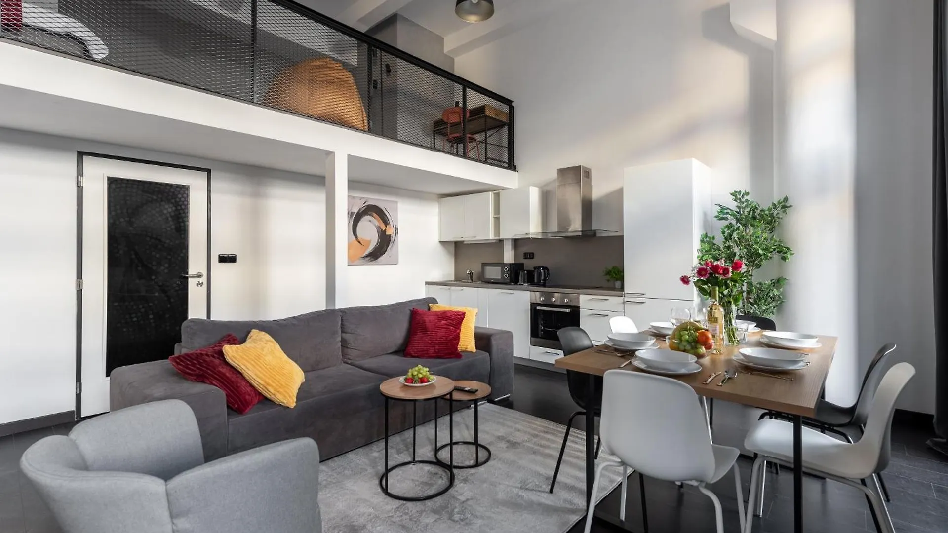 Near Center Family Loft-Apartments Prag Tjeckien